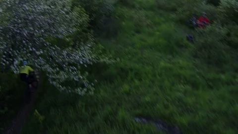 Spring Mountain Bike  Vídeo Stock 79045063