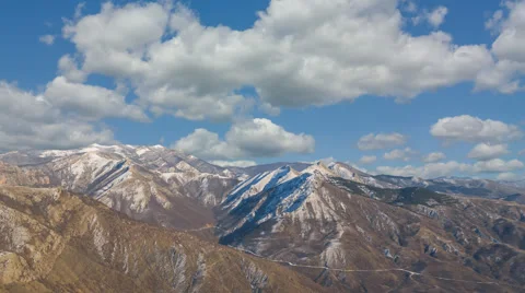 Spring mountain time lapse scene Stock-Footage 60703405