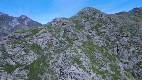 Spring in the mountains, dry mountain slopes in the south of Altay Stock Footage 108313918