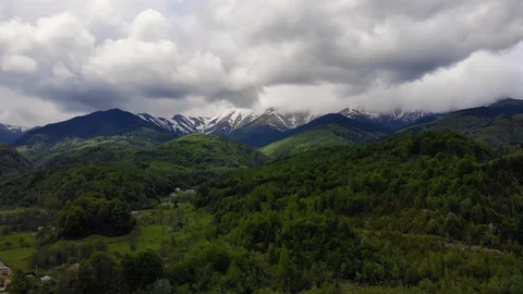 Spring in mountains Stock Footage