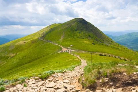 Spring in the mountains Stock Photos