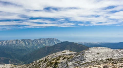 Spring mountains timelapse Stock Footage 49008583