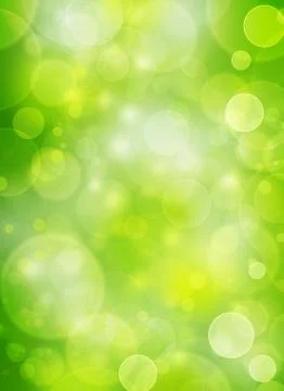 Spring natural bubble background Stock Illustration