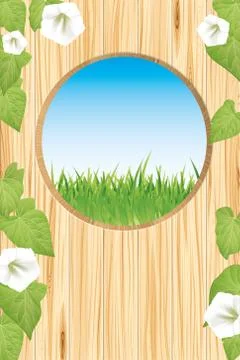 Spring nature background Stock Illustration