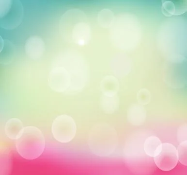 Spring nature bokeh background Stock Illustration