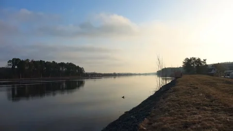 Spring nature outside the city Stock Footage 270683613