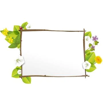 Spring nature sign Stock Illustration