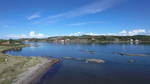 Spring norwegian coast Видео 100685320