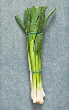 Spring onions Stock Photos
