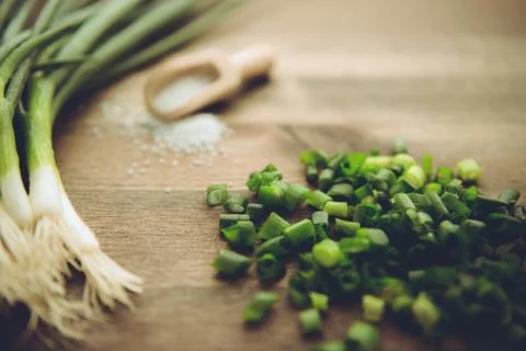 Spring Onions Stock Photos