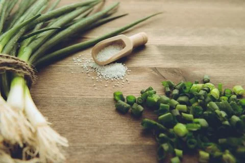 Spring Onions Stock Photos