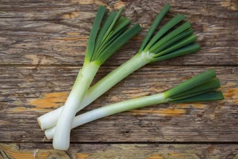 Spring onions Stock Photos
