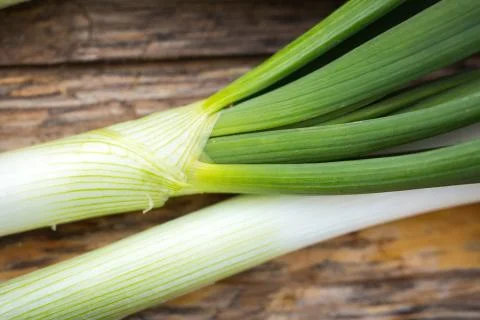 Spring onions Stock Photos