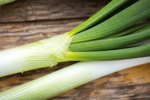 Spring onions Stock Photos