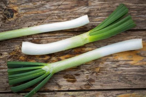 Spring onions Stock Photos