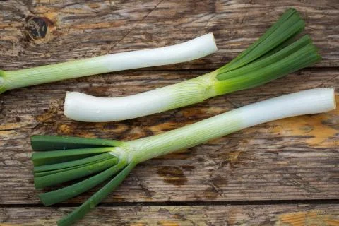 Spring onions Stock Photos