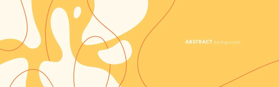 Spring or summer background with abstract line and dynamic shapes. Composit.. Stock Illustration