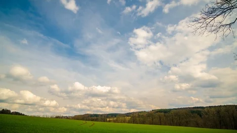 Spring over the weltenberg Stock Footage 92613838