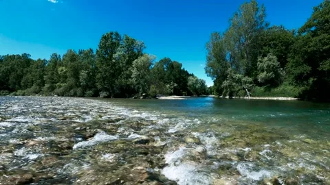 Spring overview of the Ticino National Park - 5K Stock Footage 155371091