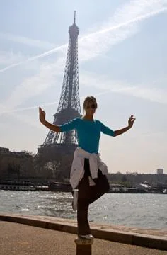 Spring in Paris Foto stock