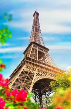 Spring in Paris Stock Photos