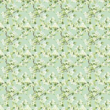 Spring Pattern For Fabric Print Illustrazione stock