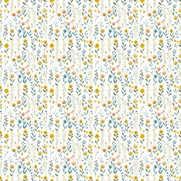 Spring Pattern For Fabric Print Stock Illustration