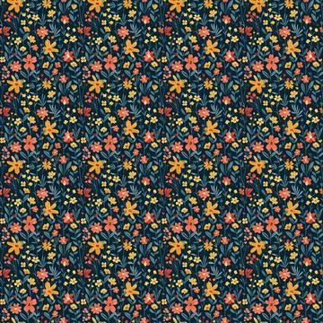 Spring Pattern For Fabric Print Stock Illustration