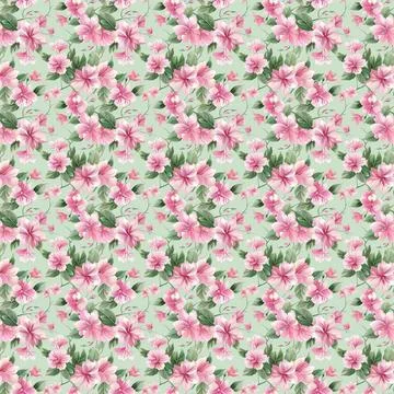 Spring Pattern For Fabric Print Stock Illustration