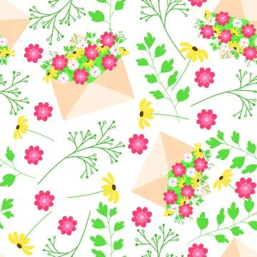 Spring pattern. Stock Illustration