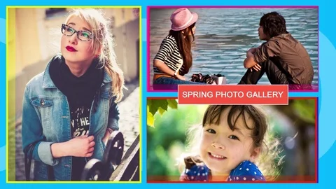 Spring photo gallery Stock After Effects