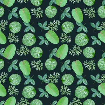 Spring photo pattern Illustrazione stock