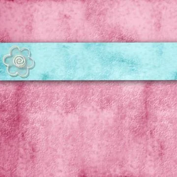 Spring pink background with copy space Stock Illustration