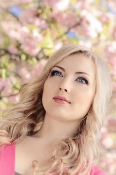 Spring portrait Stock Photos