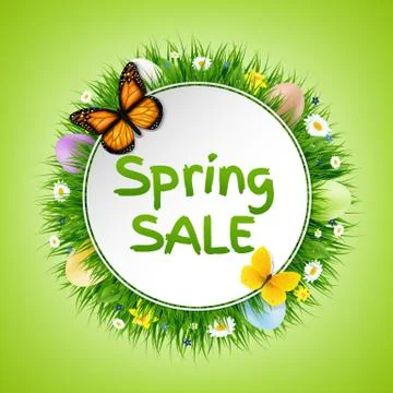 Spring Poster Stock Illustration