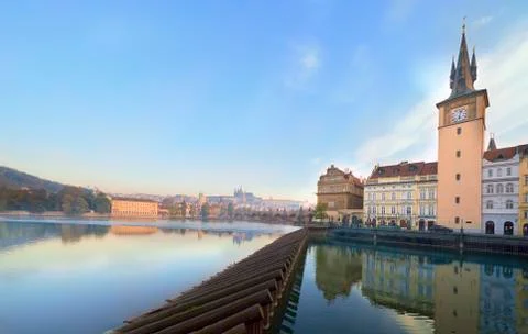 Spring in prague Stock Photos