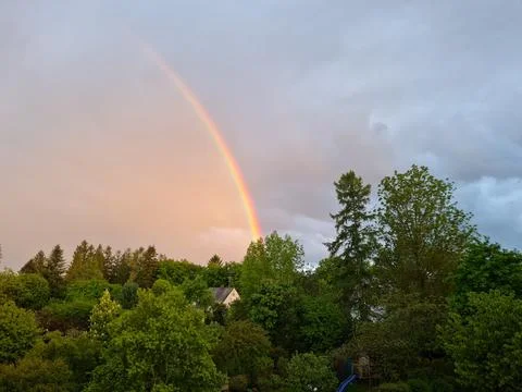 Spring rainbow Stock Photos
