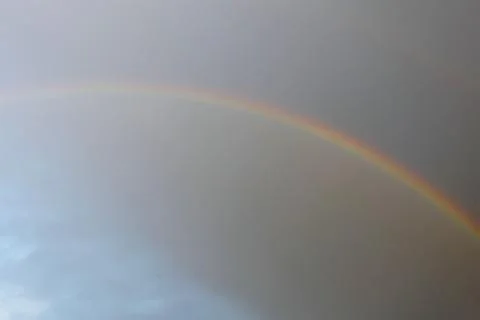 Spring rainbow Stock Photos