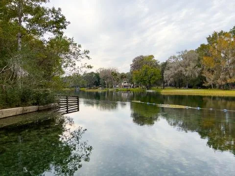 The Spring at Rainbow River State Park in Dunnellon, Florida USA Stock Photos