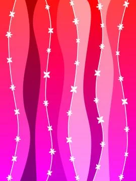 Spring in red and pink Stock Illustration
