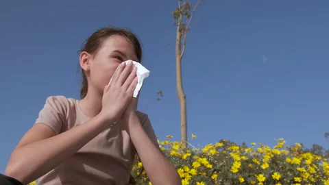 Spring rhinitis. Stock Footage 220232448