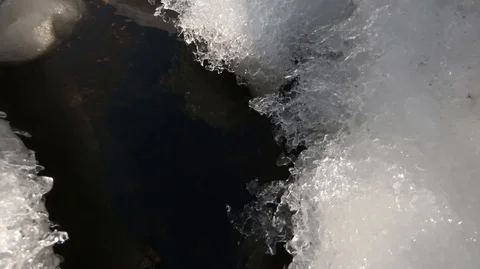 Spring on the river-5 Stock Footage 125233337