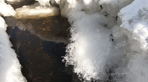 Spring on the river-7 Stock Footage 125233335