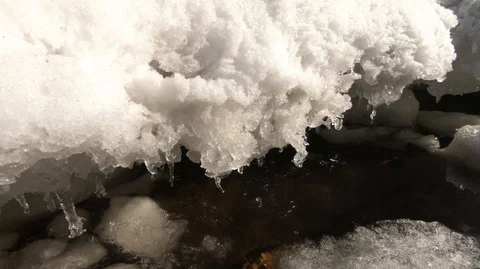 Spring on the river-9 Stock Footage 125233320