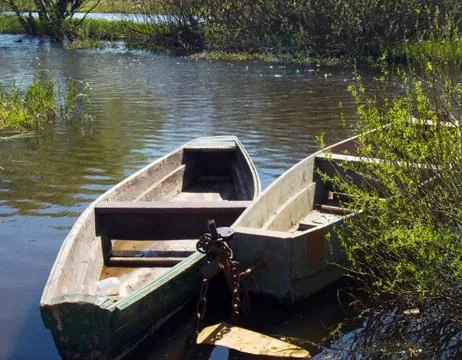 Spring river Stock Photos