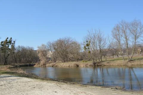 Spring river Stock Photos