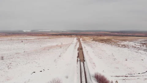 Spring road Stock Footage 147051714