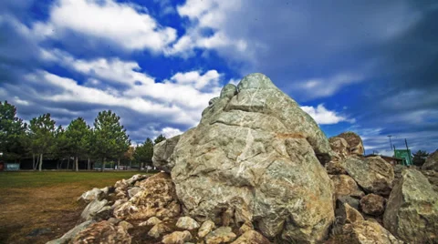 In the spring, rocks from the sky Timelapse Stock Footage 36053098