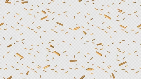 Spring Roll Asian Restaurant loop tile Cartoon falling with alpha channel. This Stock Footage 303014261