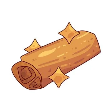 Spring roll illustration Stock Illustration